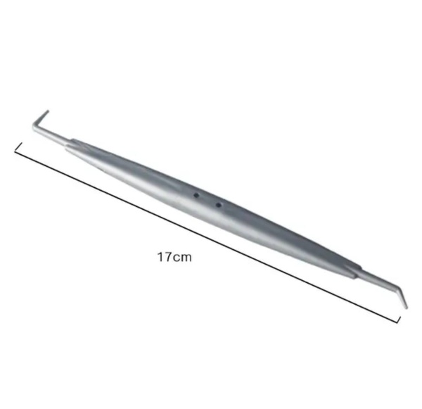 Палочка мини-ракель с магнитом серая